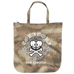 TOKIDOKI “Wired” ZIPPERED TOTE! w/F-STOP CARGO POCKET! Simone Legno Los Angeles